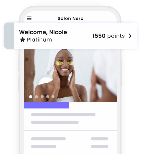 Programme de fidélisation des clients de Cojilio sur smartphone