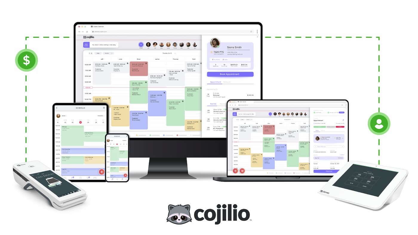 Le logiciel de réservation Cojilio intégré à Clover POS