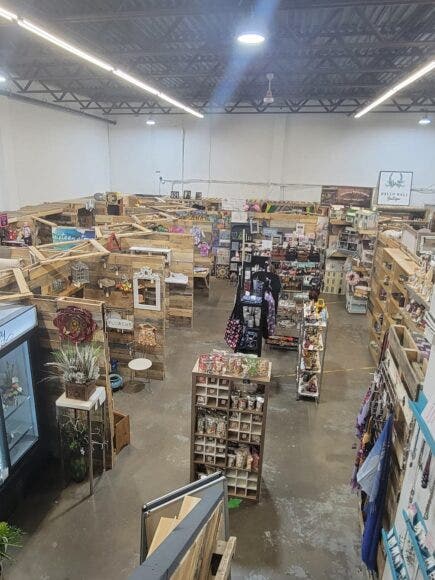 Birdseye view of the Hidden Gem store