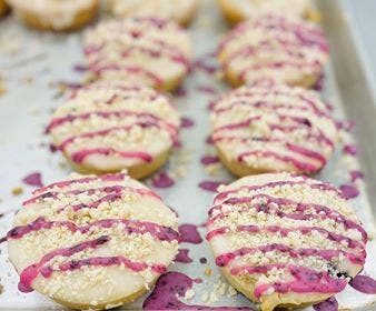 Lemon Blueberry cookies from Jaide and Joel's Baking Company