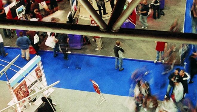 Trade show floor