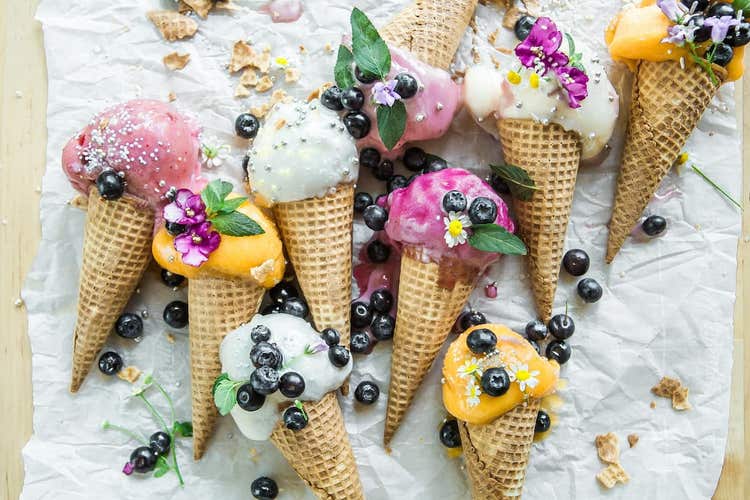 Image of ice cream cones