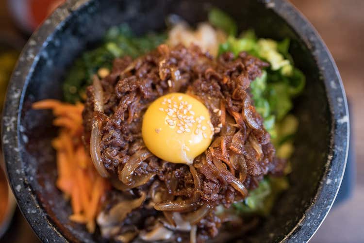 Korean food from Bulbap Grill