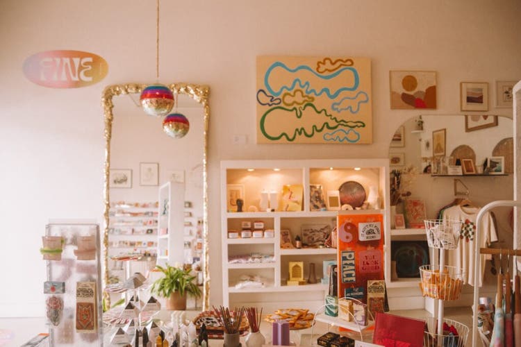 Inside the Fine Oceanside, CA, shop