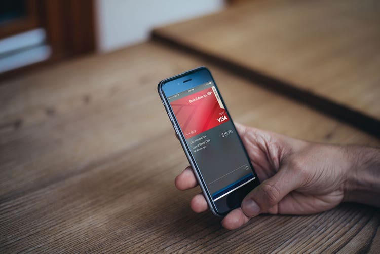 Apple Pay app on phone