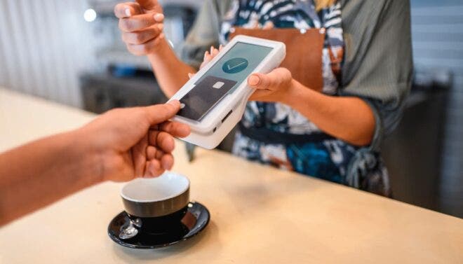 Approved contactless card payment