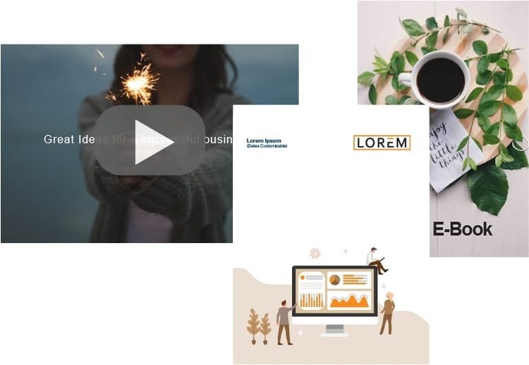 Different content pieces