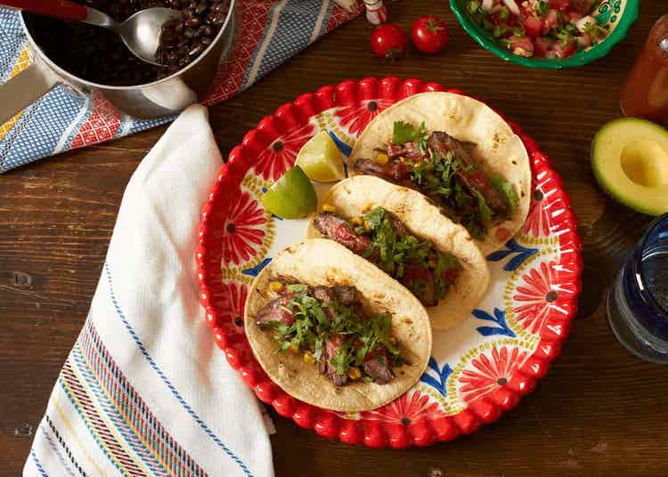 Plate of tacos