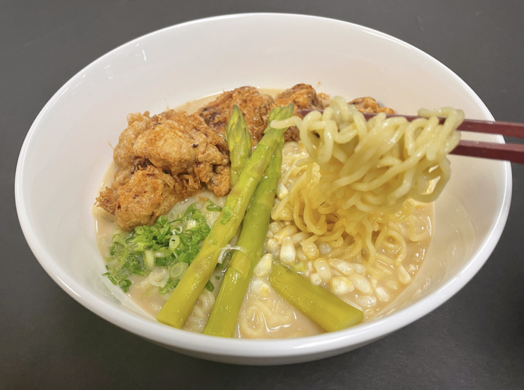 Ramen bowl from Toshi's Cafe