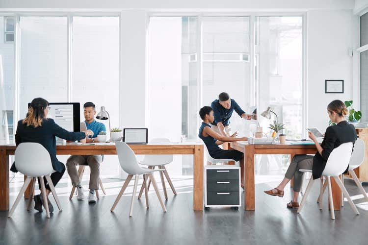 Employees in an office