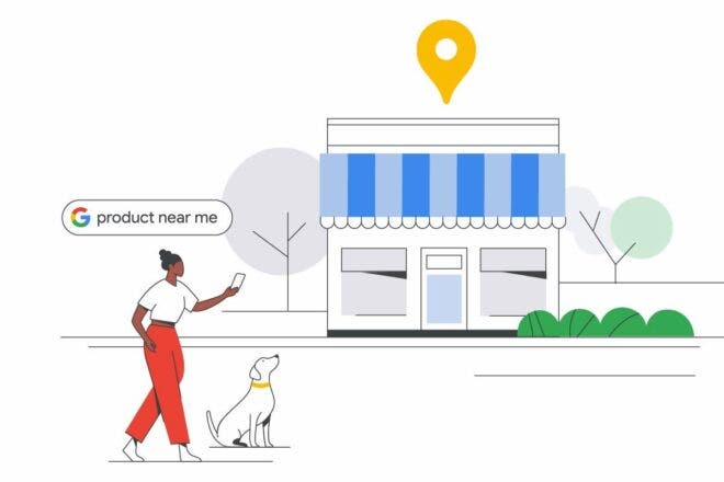 Pointy Google Search product near me graphic