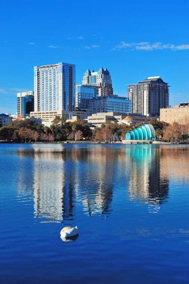 Lake Eola Orlando Florida
