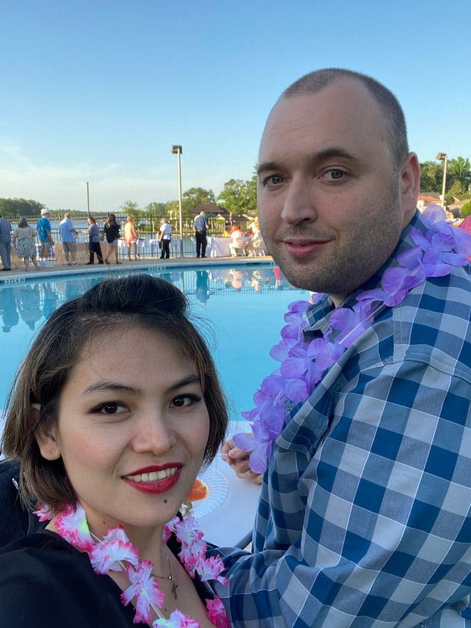 Co-owners of Picayune Microblading and WoW Day Spa at an outdoor event