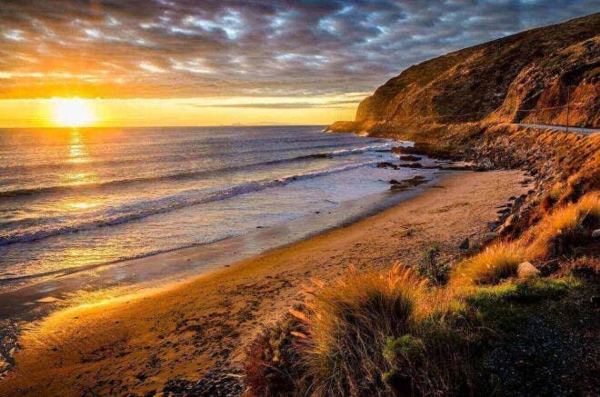Sunrise at the beach