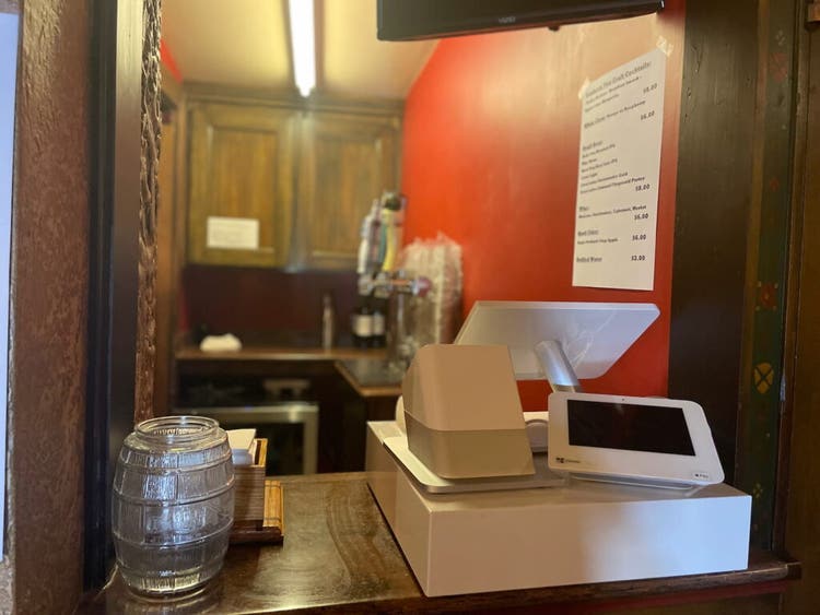 Clover POS system in the theatre concession stand