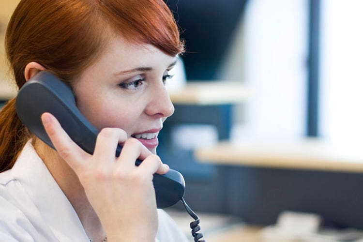 Woman on the phone