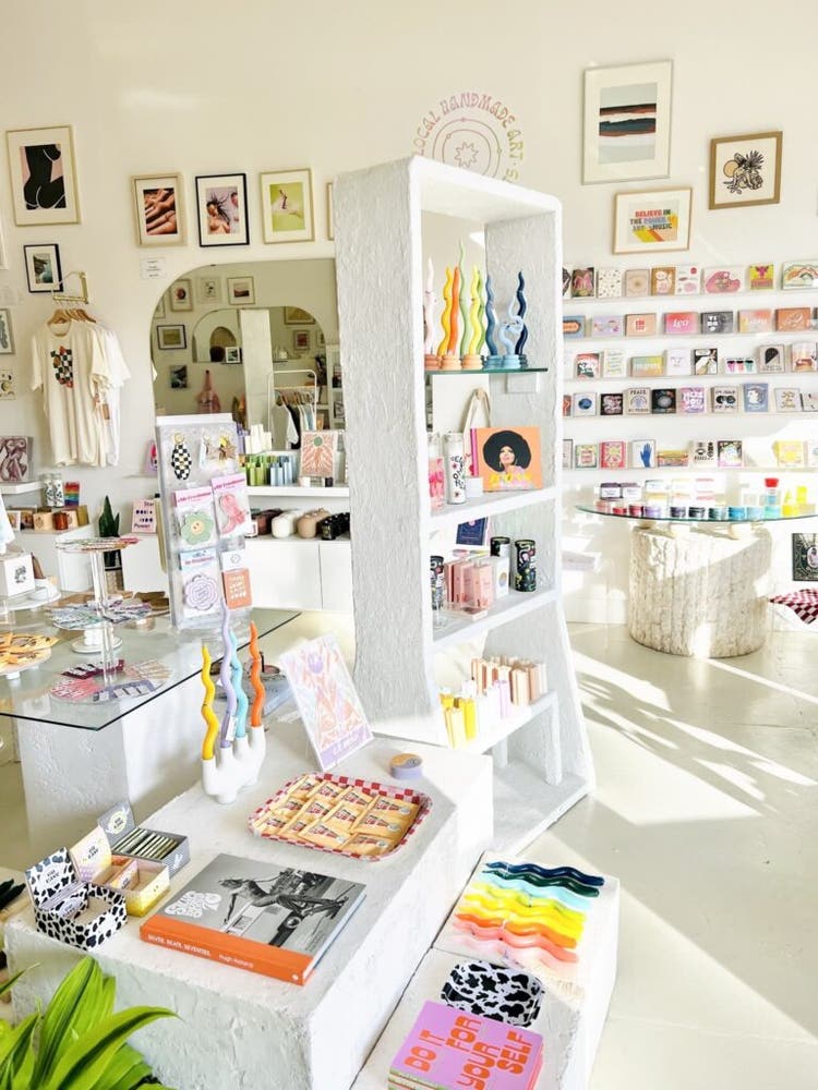 Displays inside Fine in Oceanside, CA