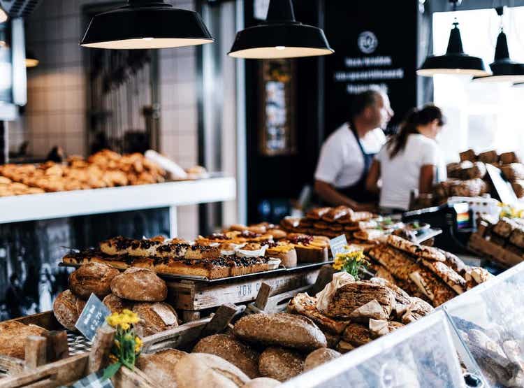 Fresh bread and bakery items
