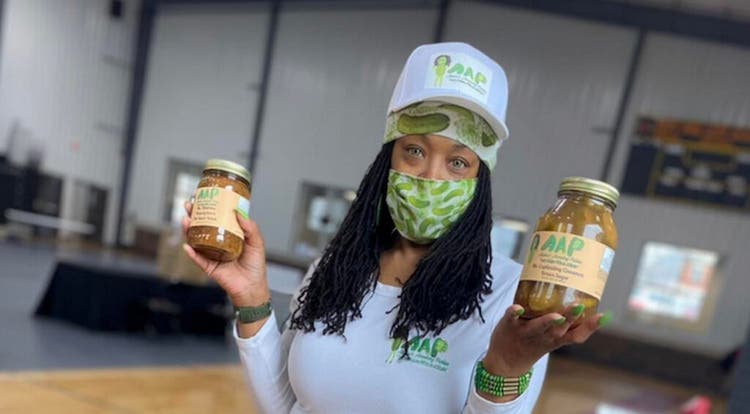 Aliska Walker, owner of Aliska's Amazing Pickles