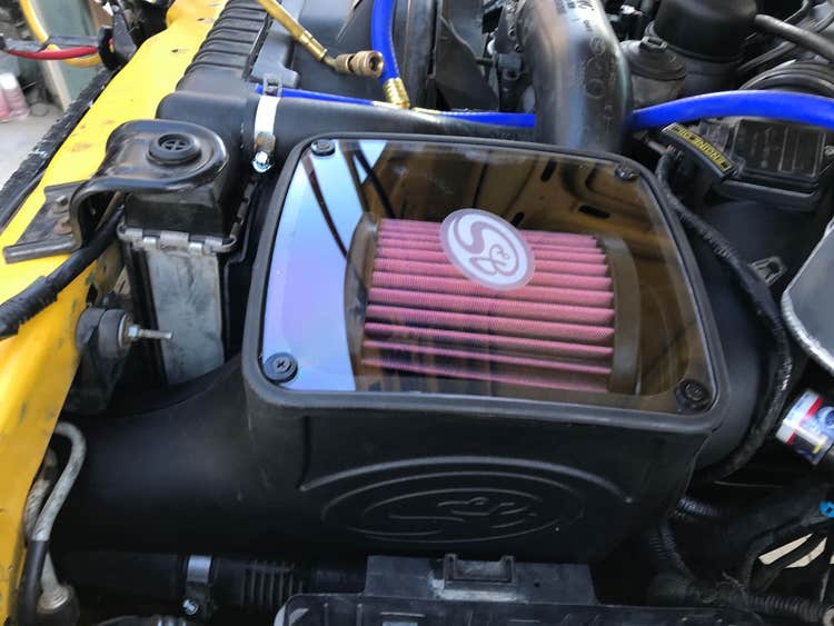 Engine with custom install by Boss Custom