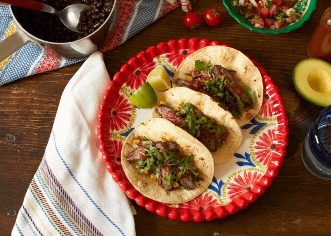 Plate of tacos
