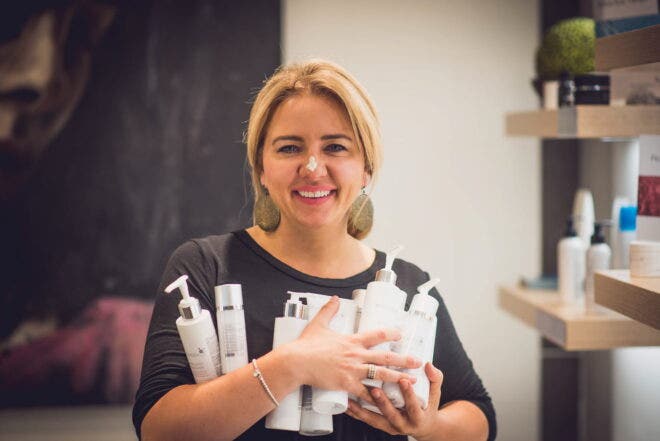 Ildiko Juhasz, co-owner of Clover merchant Derm.ca