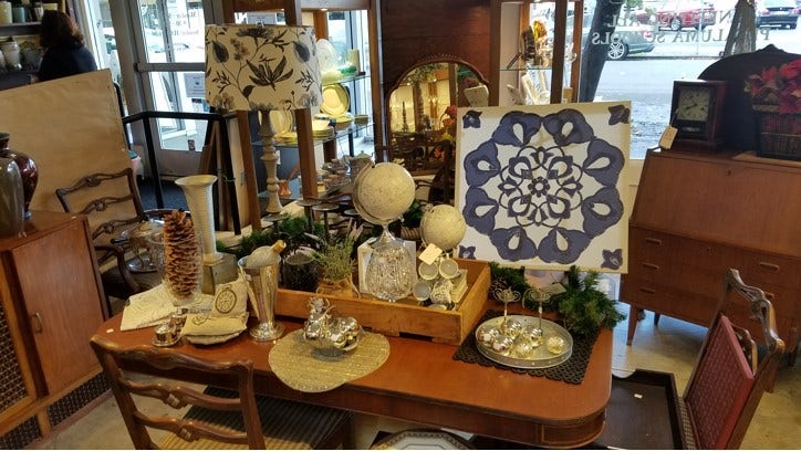 Home decor for sale at Alphabet Soup Store