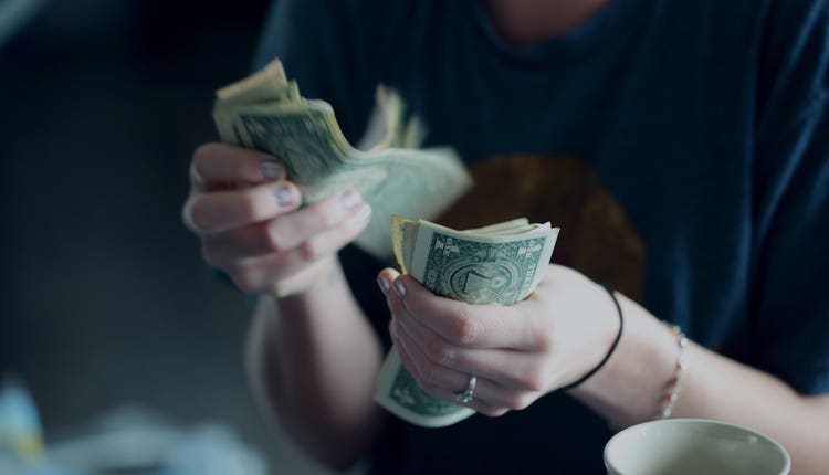 counting money