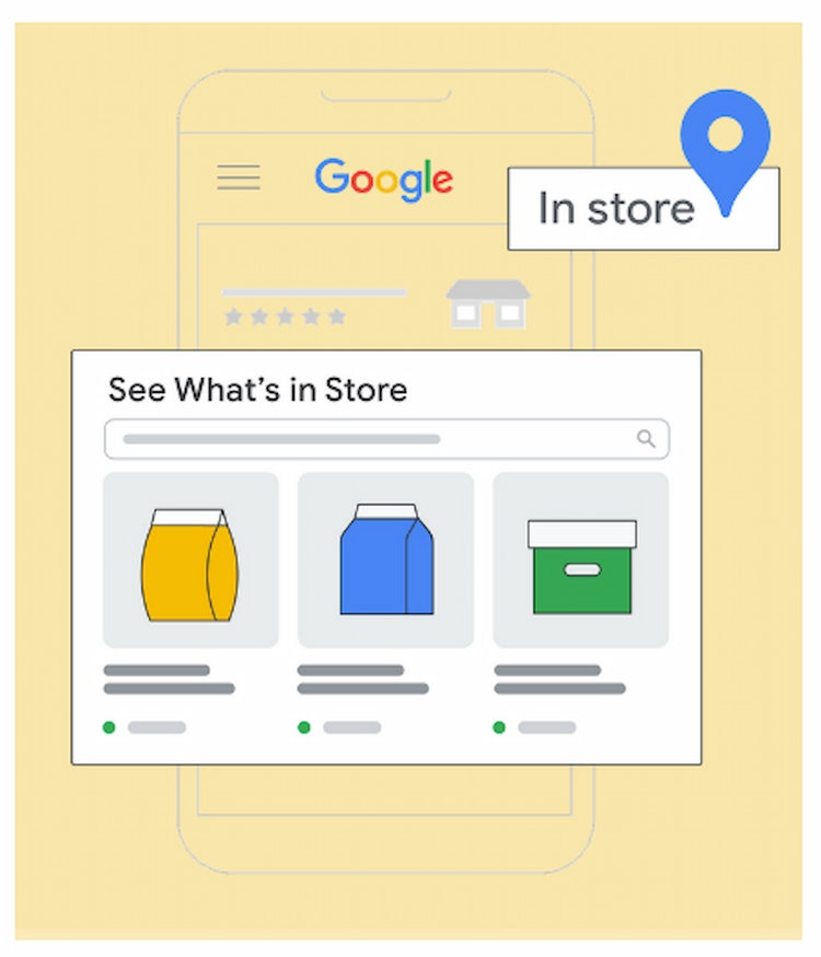 In store inventory graphic by Pointy from Google