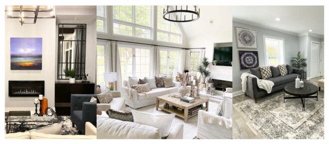 Rooms designed by Fox Design and Staging