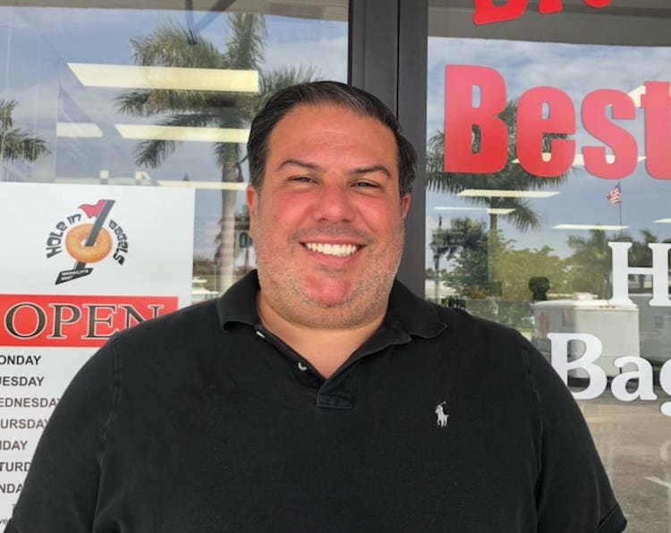 JP Figaro Hole in One Bagels owner