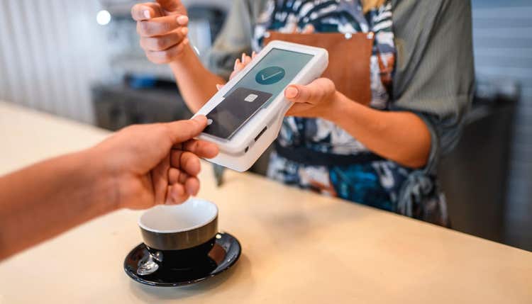 Approved contactless card payment