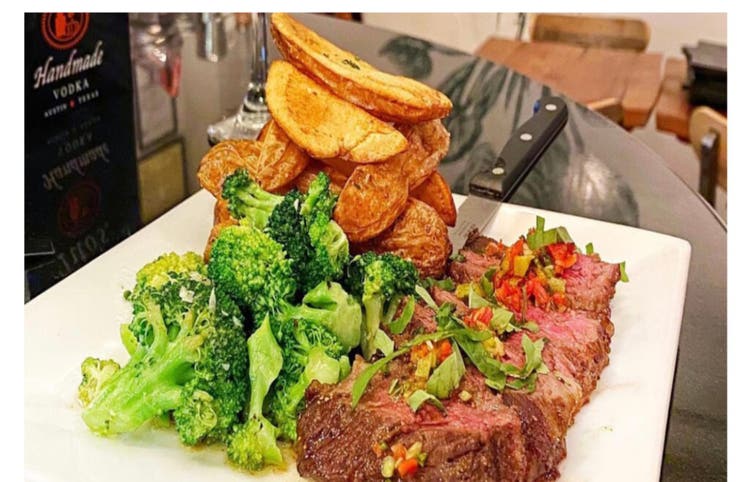 WILD Park Slope meat dish with veggies