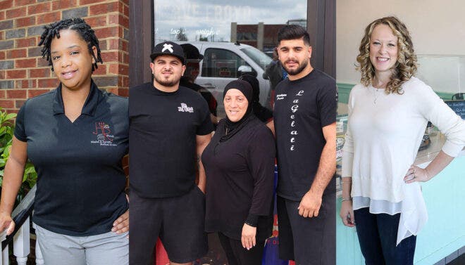 Image of ice cream shop merchants