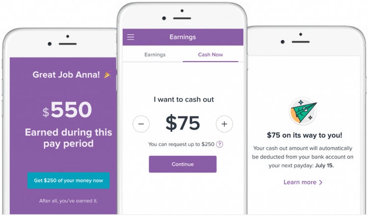 Image of mobile device with Clover cash out app