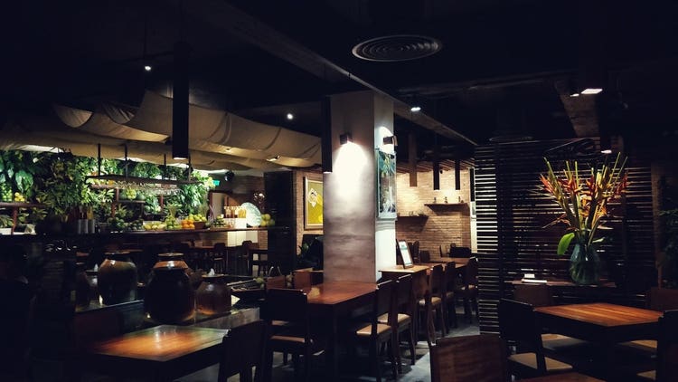 Empty restaurant