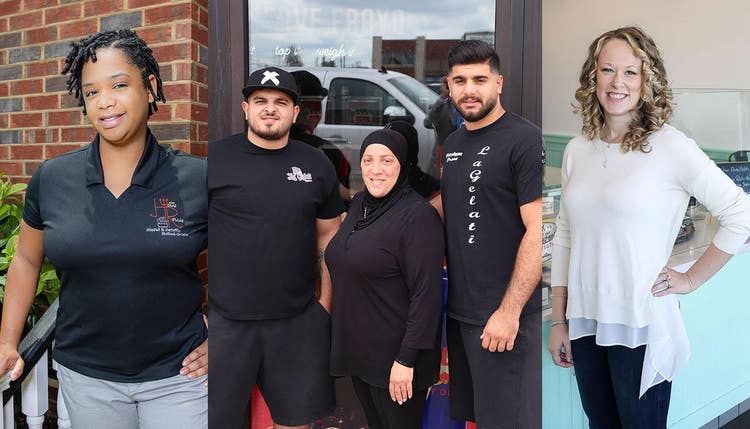 Image of ice cream shop merchants