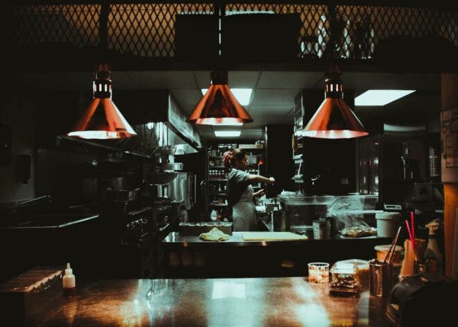 Chef in kitchen
