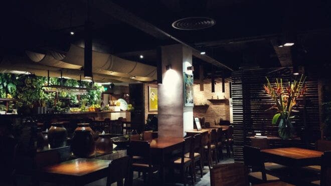Empty restaurant