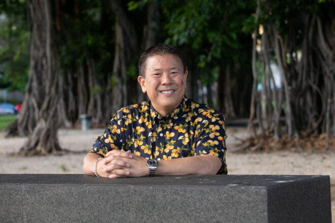 Garrick Higuchi owner of Enchanted Lake Pet