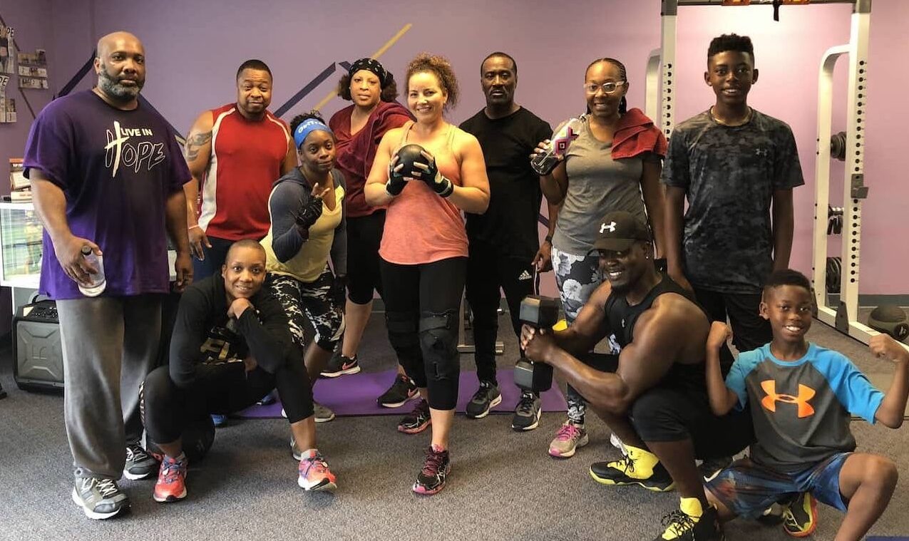 ABC Fitness staff and students