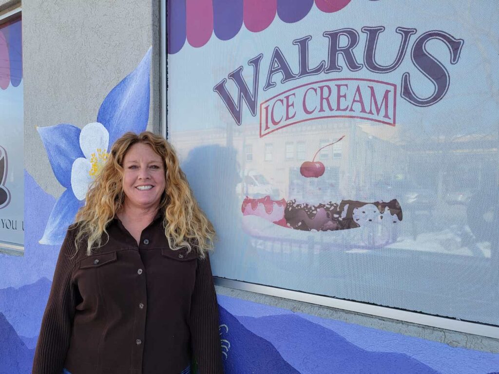 Lisa Paugh, owner of Walrus Ice Cream