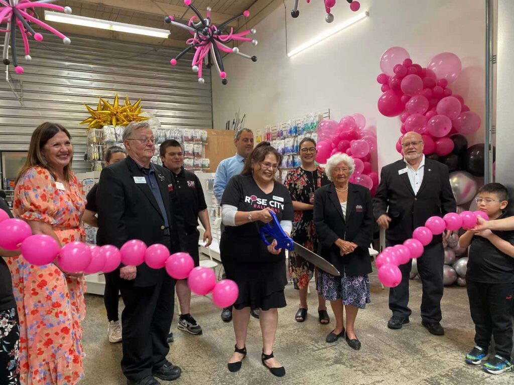 Grand opening of Rose City Balloons