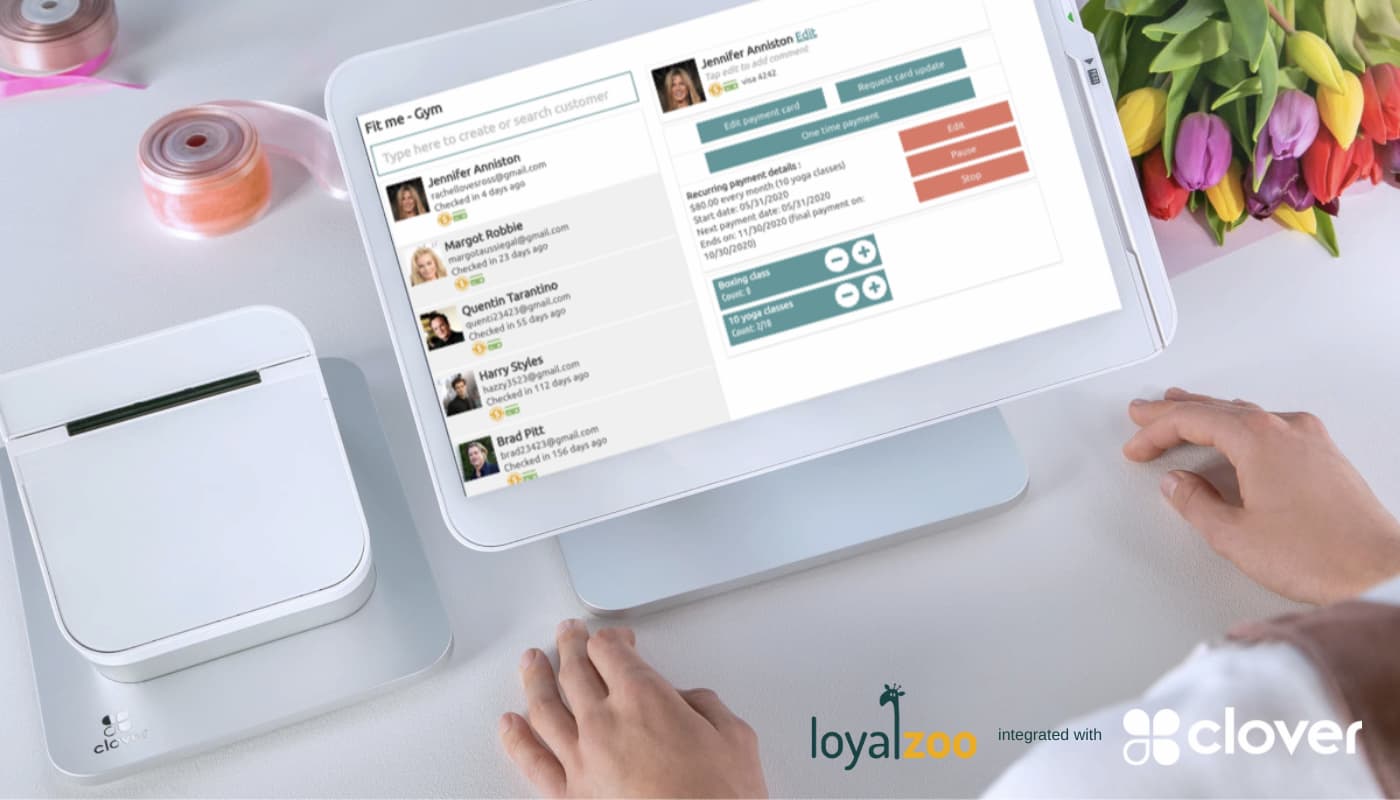 Loyalzoo interface recurring payments