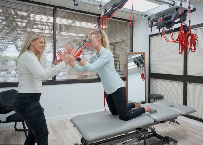 Owner of ActifyPT conducting therapy with a patient